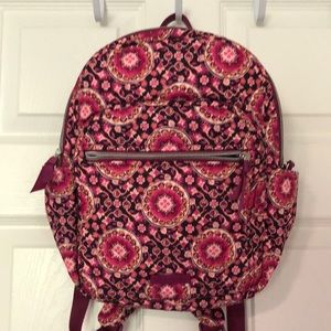 Vera Bradley Small backpack 🎒 Raspberry Medallion 🌺🦋EUC